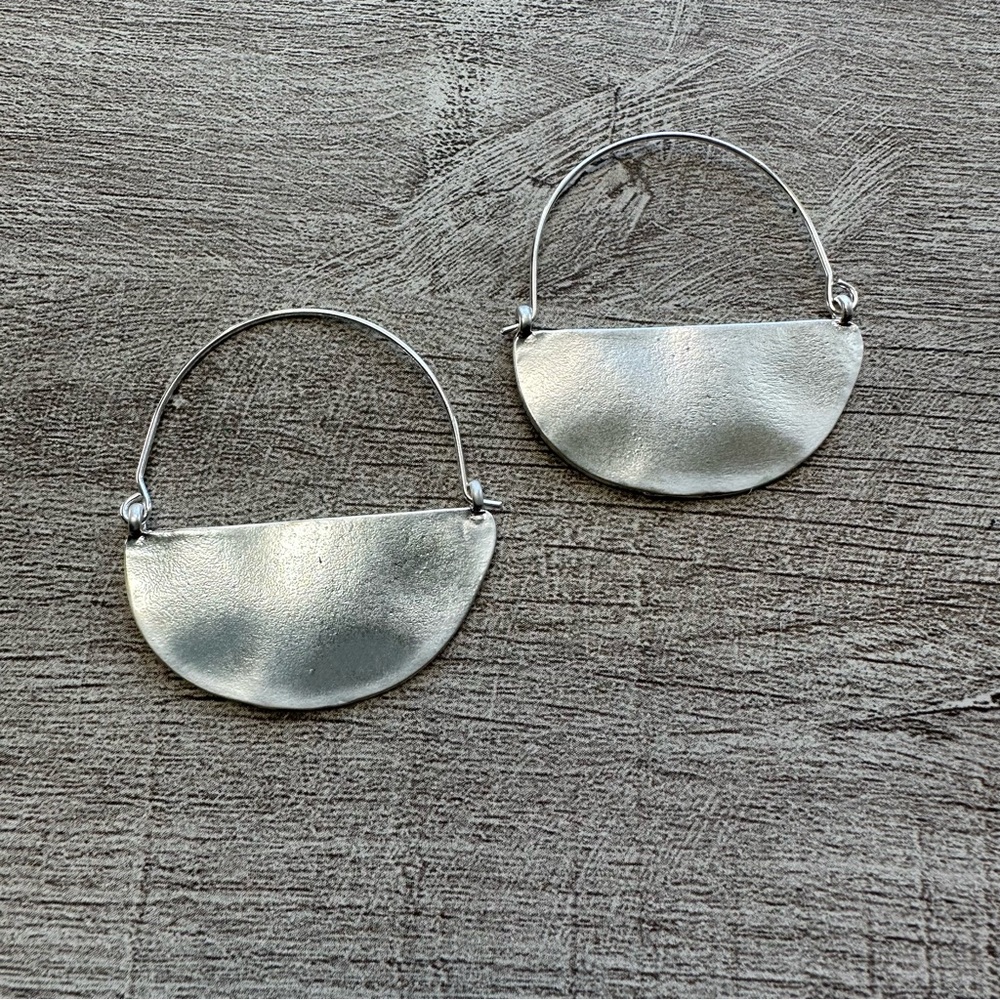 Anthropologie crescent moon earrings
